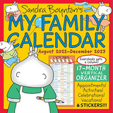 Calendario My Family De Sandra Boynton, 17 Meses, 2021-2023