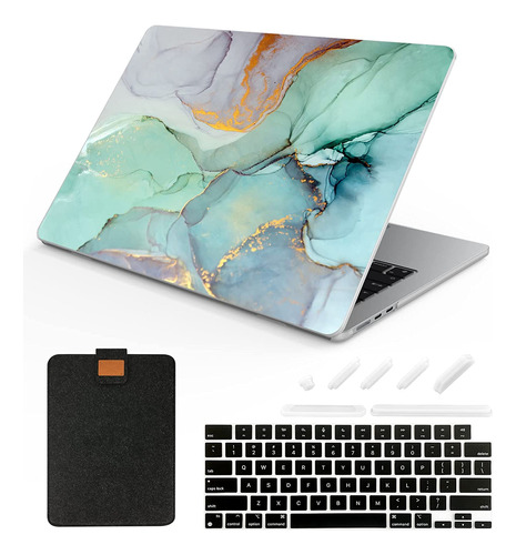 Funda Compatible Con Macbook Air 13.6 Pulgadas - Marmol.