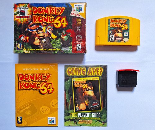 Donkey Kong 64 Original Completo Expansion Pak Nintendo 64