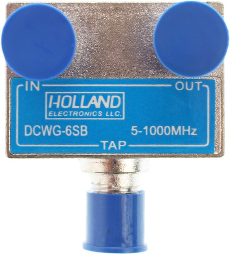 Splitter Holland Tap Dcwg-6sb 5-1000 Mhz Cable Tv Internet 