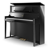 Piano Digital Con Mueble Roland Lx705 Negro Pulido Brillante