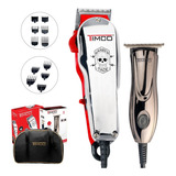 Maquina Cortadora De Cabello Trimmer Profesional Combo Timco