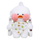 Cartera Peluche Pato Lalafanfan Varios Colores Divino Import