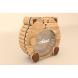 Alcancia De Madera Personalizado Oso Chancho Oveja Perrito