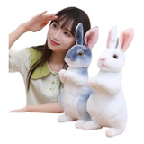 2 Conejos De Felpa Realistas Hermosos