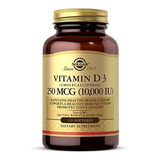 Solgar Vitamina D3 (colecalciferol) 250 Mcg (10.000 Ui), 120