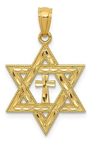 Estrella De David Religiosa Judía Con Textura Mesiánica De O