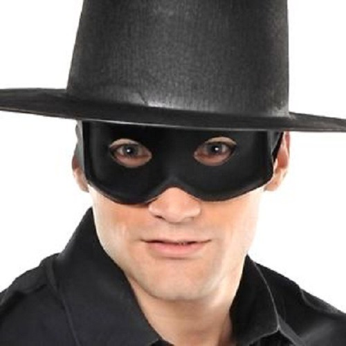 Máscara Do Zorro Thief Mask Venda Dos Olhos Fantasia Ladrão