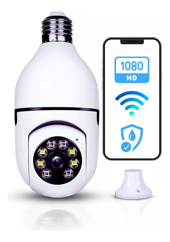 Camera Ip Segurança Espia Noturna Panoramica Wifi Sensor 360