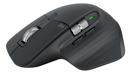 Mouse Sem Fio Mx Master 3s Cinza Escuro Logitech Cor Cinza-escuro