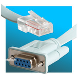 Paquete De 5 Cables Rj45 A Db9 Rs232 Ethernet Cisco Mayoreo