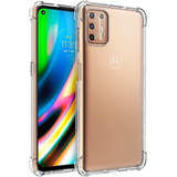 Funda Tpu Reforzada C/ Esquineros Para Motorola Moto G9 Plus