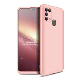 Funda Galaxy M31 Lemaxelers 3 En 1 Rose Gold Ar