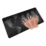 Mouse Pad Tapete Gamer Diseño De Mapa Mundo Portable Text Fd