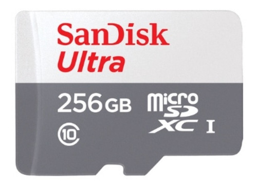 Memória Sandisk Ultra 256gb 100mb/s Full Hd Micro Classe 10
