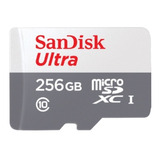 Cartão De Memória Sandisk Ultra 256gb 100mb/s  Micro Sdxc