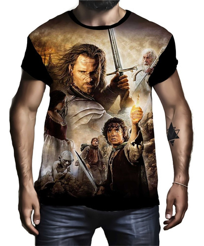 Camiseta Camisa Personalizada Senhor Dos Anéis Filme 2