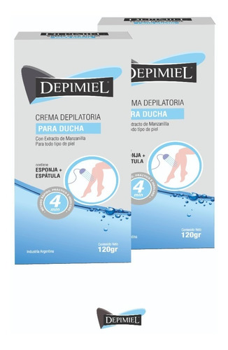 Depimiel - Crema Depilatoria Para Ducha Kit X 2
