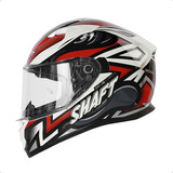 Casco Para Moto Sh522 Atom Blanco Talla Xl Certificado Shaft