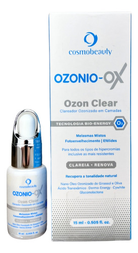 Ozonio Ox Ozon Clear Clareador De Melasma Cosmobeauty 15ml