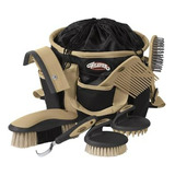 Kit De Aseo Para Caballos Weaver, Negro/beige.