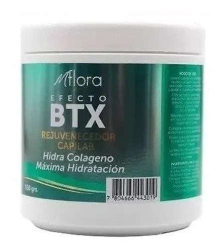 Crema Btx / Bótox Baño De Seda / Hidratación / Liso 550grs