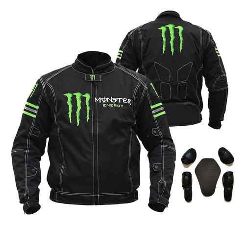 Zk Chaqueta De Moto Con Protecciones Transpirable Y