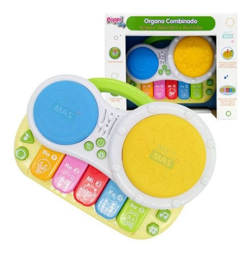 Organo Musical Infantil Didactico Interactivo Ingles Español