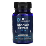 Life Extension Extracto De Rodiola Rosea 250 Mg, 60 Caps Sabor Natural