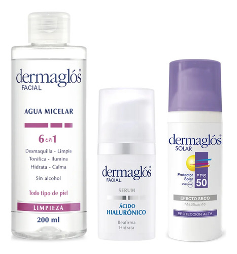 Dermaglós Combo Cuidado Facial Básico De Verano