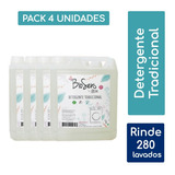 Pack 4 Detergentes Biodegradable Hipoalergenico Biosens 5l