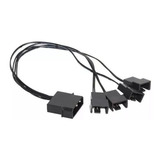 Cabo Adaptador Multi Fan Molex P/ 4 Coolers 3 E 4 Pinos