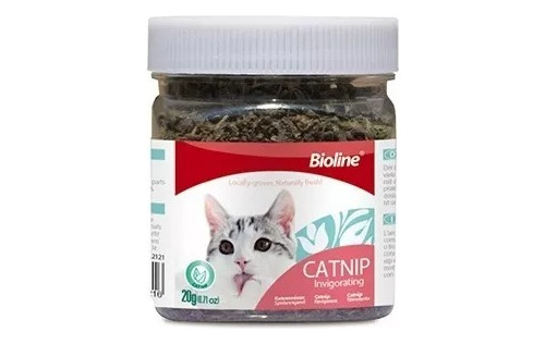 Hierba Seca Captnip Bioline 20gr Para Gato Relajante