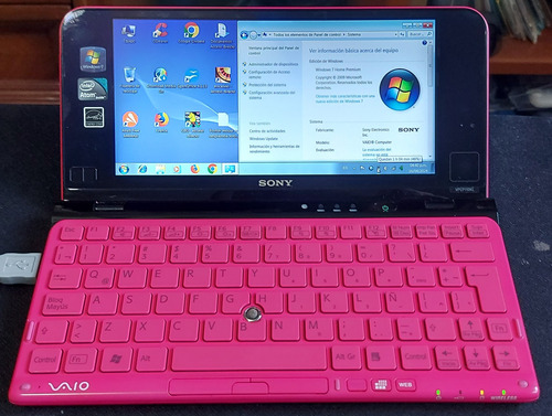 Sony Vaio Pocket  Vpcp110kl, Rosa, Usada, Bien Conservada