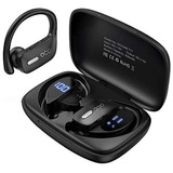 Auriculares Bluetooth Running Deportivos Clip Ear Bmani T16 Con Micrófono Hifi 48 Hs Duración Batería