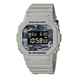 Relógio Casio G-shock Masculino Camuflado Dw-5600ca-8dr Cor Da Correia Bege