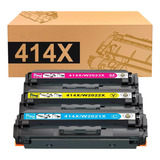 3 Compatível Hp M479fdw M454dw M479 M454 Toner 414x Laserjet