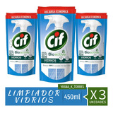 Cif Limpiador Y Vidrios Multiuso Recarga 450ml Oferta 3 Unid