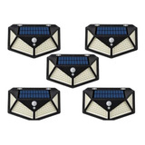 Pack 5 Foco Solar Exterior 100ledsh-100 / Ofertas Clara