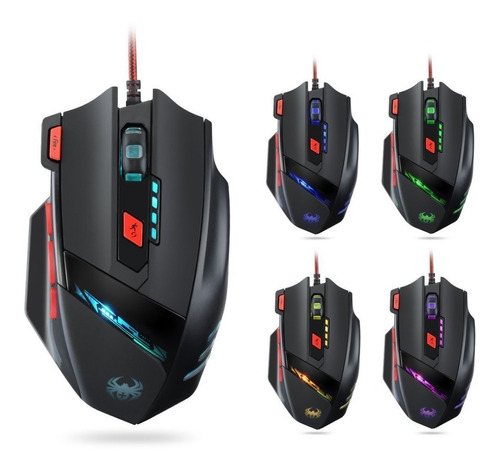 Mouse Gamer T90 Zelotes Profesional Led Optical 9200 Dpi