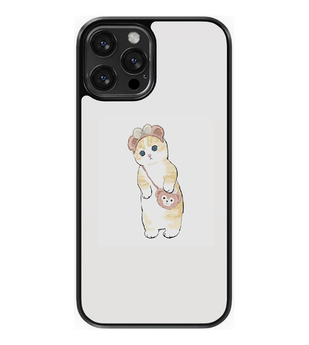 Funda Diseño Para iPhone  Gatito Protector #10