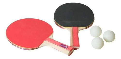 Set Ping Pong 2 Paletas Y 3 Pelotas Sensei