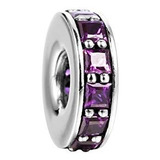 Pandora Charm Bead 791724nrp Eternity Spacer Royal Purple