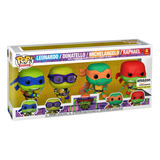 Funko Pop! Teenage Mutant Ninja Turtles Mutant Mayhem 4 Pack