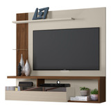 Panel Rack Flotante De Tv 60 PuLG. Modular Moderno Varillado