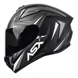 Capacete Moto Fechado Asx Vector Draken Novos Gráficos 