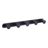 Percha Toallas Mate Negro, Acero Inoxidable Sus304, Bar...