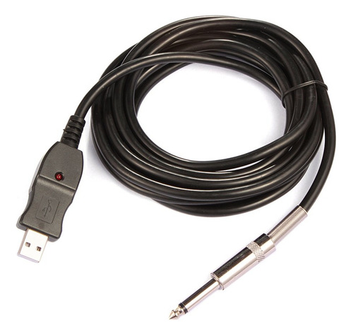 Cable De Grabación Usb Para Guitarra A Pc, Adaptador De Cab