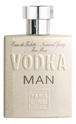 Perfume Vodka Man Paris Elysees Eau Toilette 100ml