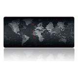 Mouse Pad Gamer Antideslizante Diseño Mundo 90x40 Cm